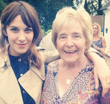 Alexa Chung with English mother, Gillian